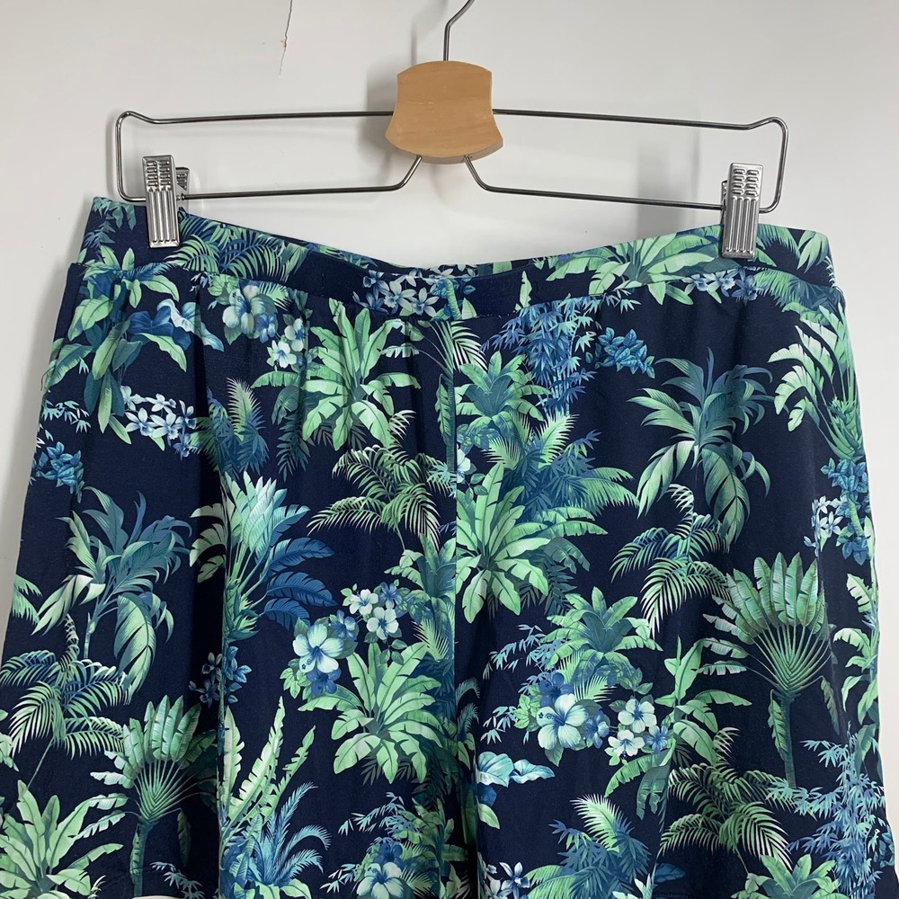 Tommy Bahama Men's Tropical Palm Leaf Print Drawstring Shorts Size 32 - Picture 4 of 16